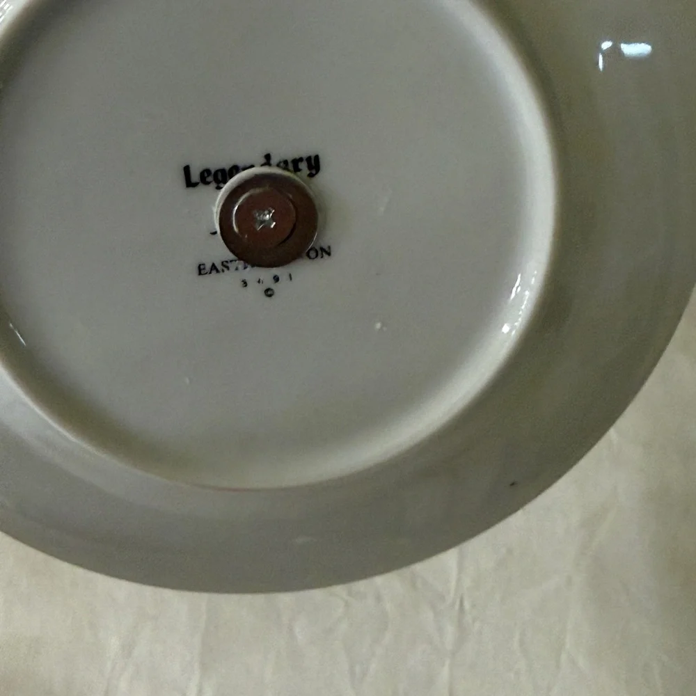 Noritake Silver and White Vanity Tray